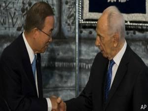بان كي مون يدعو الصهاينة والفلسطينيين إلى التغلب على حالة الشك